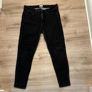 J. Crew Black Denim Skinny Jeans